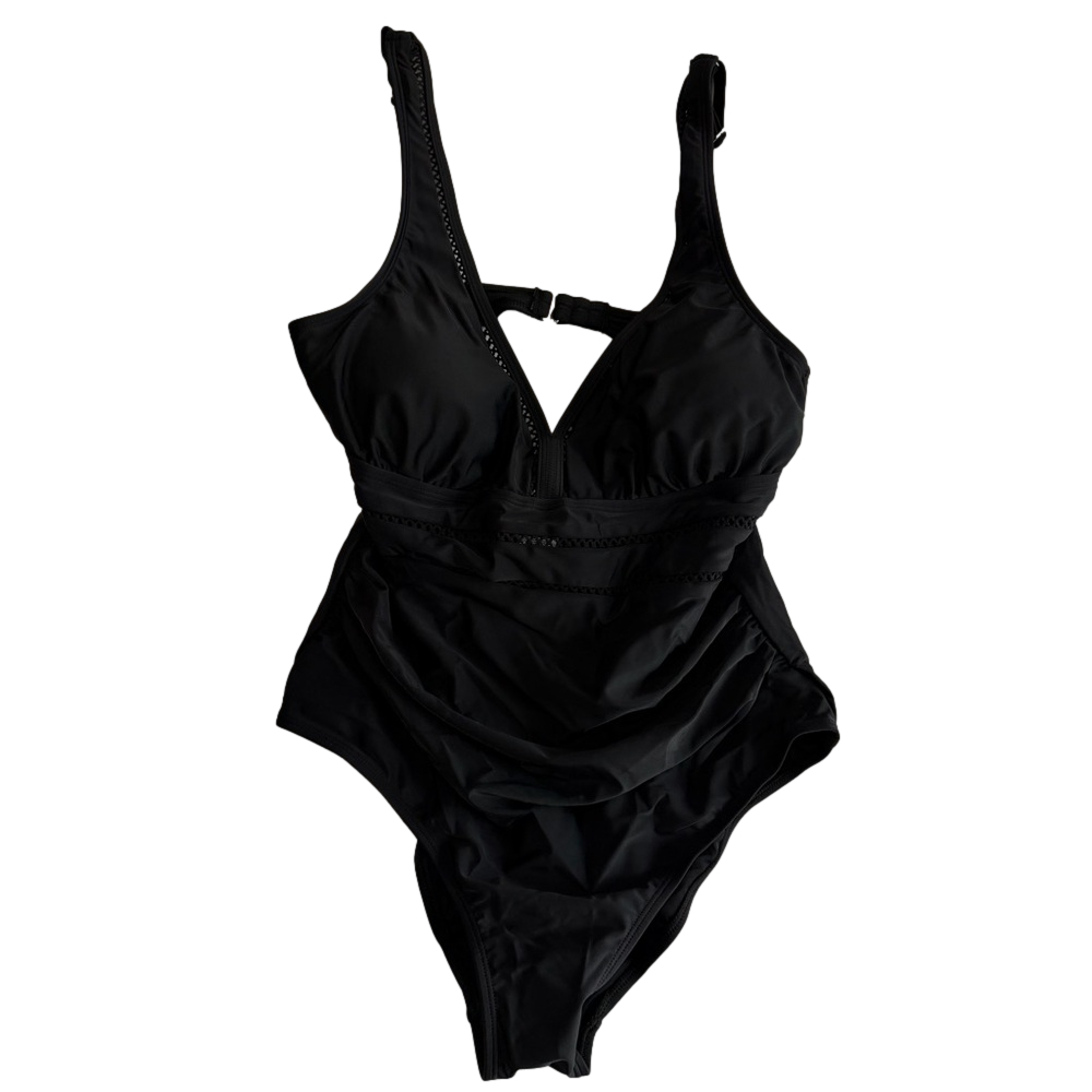 CupShe NEW Women's No Compromise Tummy Control One-Piece Swimsuit Size L #26043